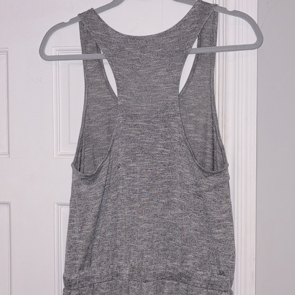 Lou & Grey Loft Racerback Tank Knit Jumpsuit Size Small Heather Grey - Picture 6 of 13